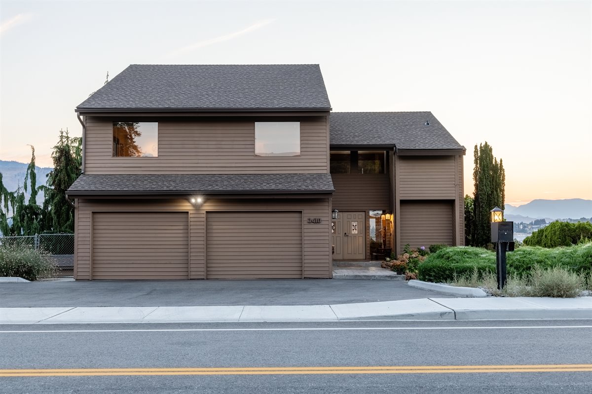 Front view of the home